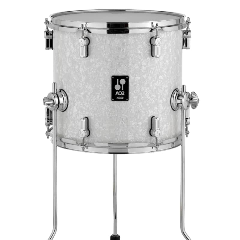 Sonor AQ2 Maple 14" Floor Tom , White Marine - IN STOCK image 1