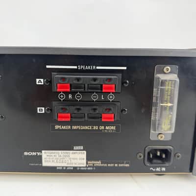 Sony TA-2650 Integrated Stereo Amplifier - Serviced | Reverb