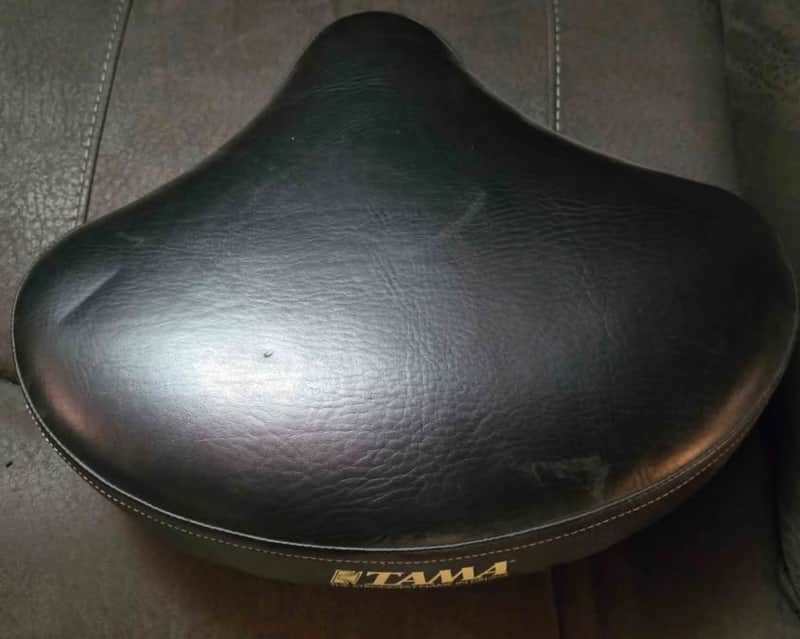 Tama Saddle Style Throne Top 2000-2010 - Black Vinyl image 1