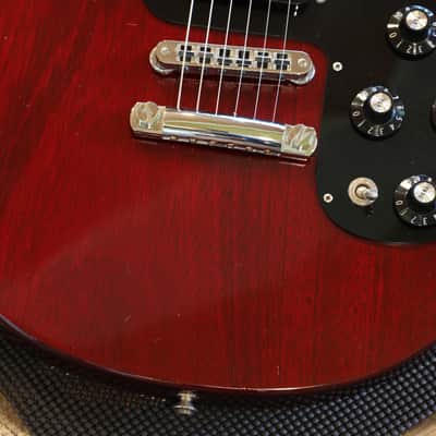 1976 Gibson Melody Maker Electric Guitar Cherry Red + HSC image 5