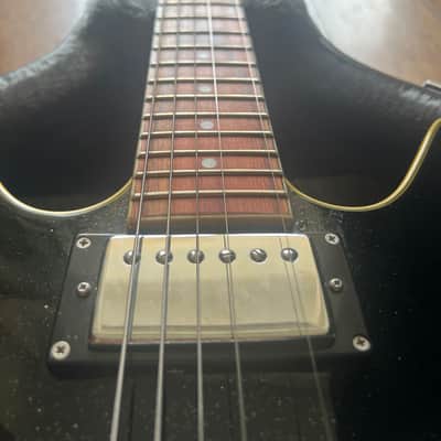 Hagstrom TREVIDLX-BLK (US Customers Tax included in shipping price) Tremar Viking Deluxe Semi-Hollow with Tremolo 2010s - Gloss Black image 2