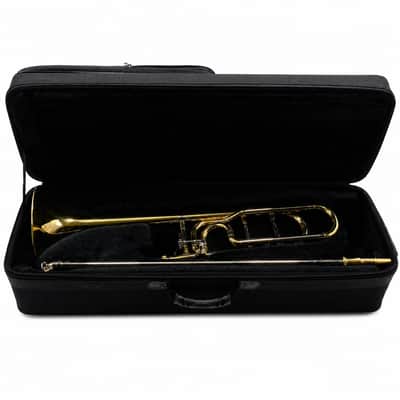 Jupiter JTB1150FOQ Intermediate Bb/F Tenor Trombone in Clear Lacquer SN EB10088 image 21