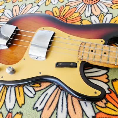 1958 Fender Precision Bass (P-Bass) - Sunburst Bild 5