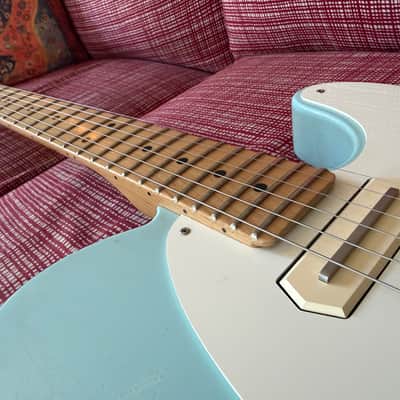 Fender Telecaster Vintera Road Worn Sonic Blue, Lollar CC and BS pickups image 9