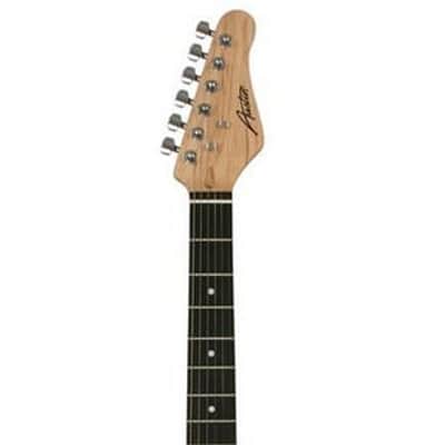 Austin AST100CR Classic Double Cutaway Electric Guitar, Cream, Brand New image 14