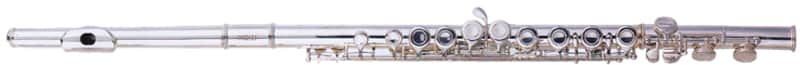 C FLUTE SPLIT E MECHANISM S/PLATED BODY W/CASE image 1