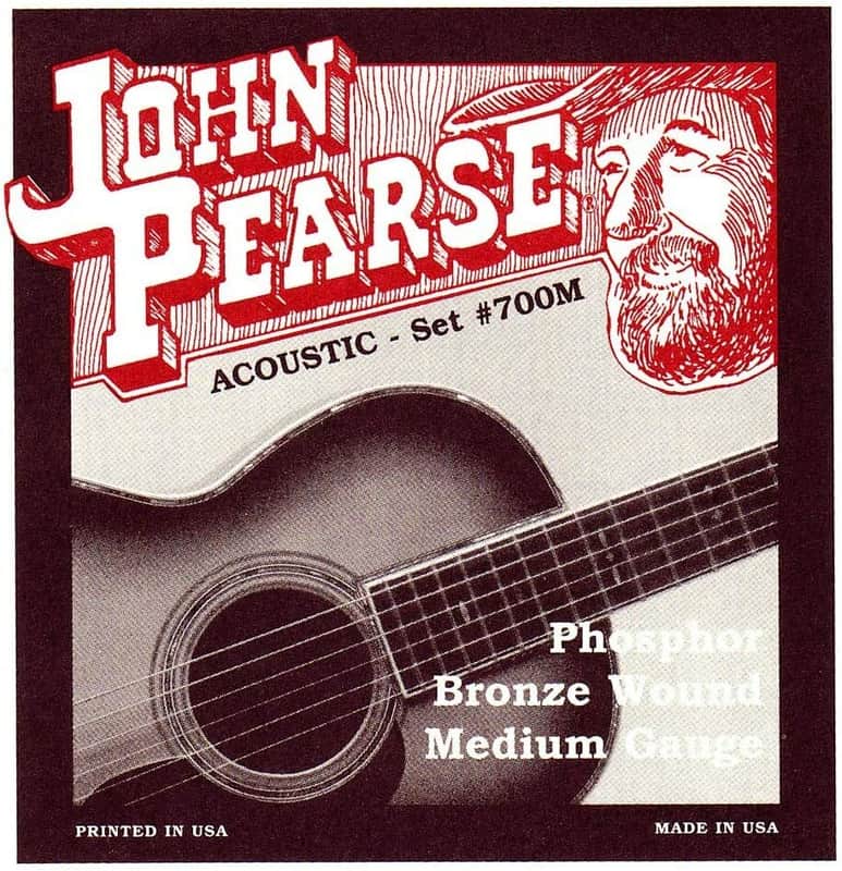 John Pearse 700M Phosphor Bronze Acoustic Guitar Strings image 1