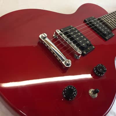 MWR Single Cut Red Double Humbucker Electric Guitar w/ New Strings Free Shipping image 6