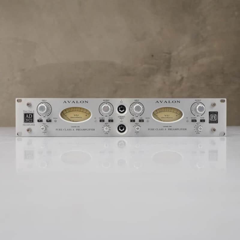 Avalon AD 2022 Dual Preamplifier w/ Power Supply w/ Mogami Gold Cables #58642 image 1