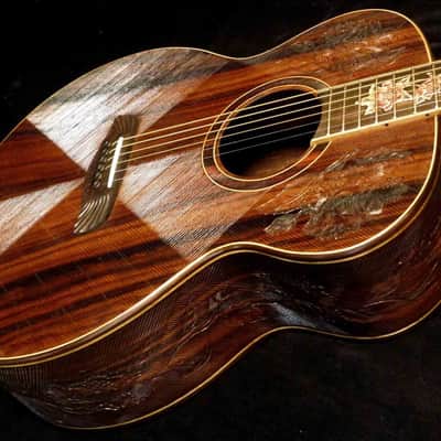 Blueberry Handmade Grand Concert Guitar - Balinese Rosewood Body image 12