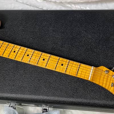 NEW! Fender Custom Shop Flamethrower Telecaster Custom - NOS - Modern Specs - Texas Special Pick-Ups - AAAA Flamed Neck - Shell Pink - Authorized Dealer - 7.5lbs - G07105 image 5