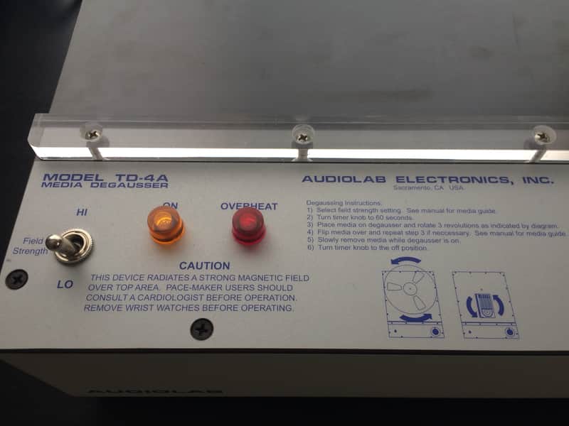 Audiolab TD-4A Media Degausser/Bulk Tape Eraser image 1