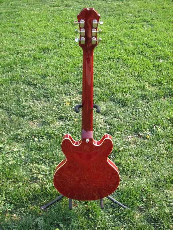 Epiphone Casino Coupe - Cherry Red - Gotoh Bridge - Black