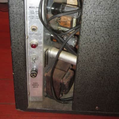 ~1965 Silvertone  1482 Combo Amp Grey image 5