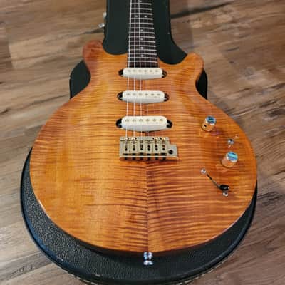 Hamer USA Mirage Electric Guitar 1995 Flamed Koa W/OHSC Kinman Pickups image 3