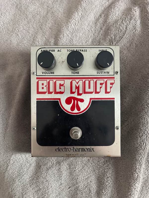 Electro-Harmonix Big Muff Pi V5 (Op Amp Tone Bypass) 1978 - 1980 - Silver image 1