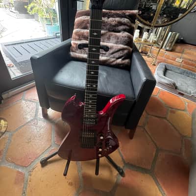 B.C. Rich Mockingbird ST with Floyd Rose 2010s - Transparent Black Cherry image 12