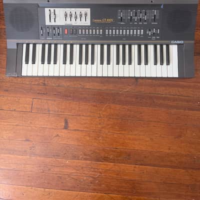 Casio CT-410V Casiotone 49-Key Synthesizer 1980s - Black image 1