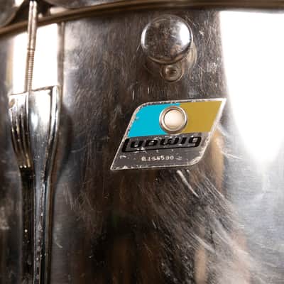 1970s Ludwig 12x15 Challenger II Metal Parade Snare Drum image 9