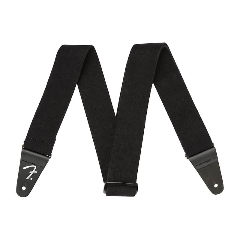Fender SuperSoft Strap 2" Guitar Strap (Black) image 1