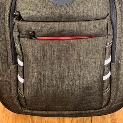 Music Area Wind 30 Multi-Compartment Heavily Padded Acoustic Gig Bag - Olive Green image 4