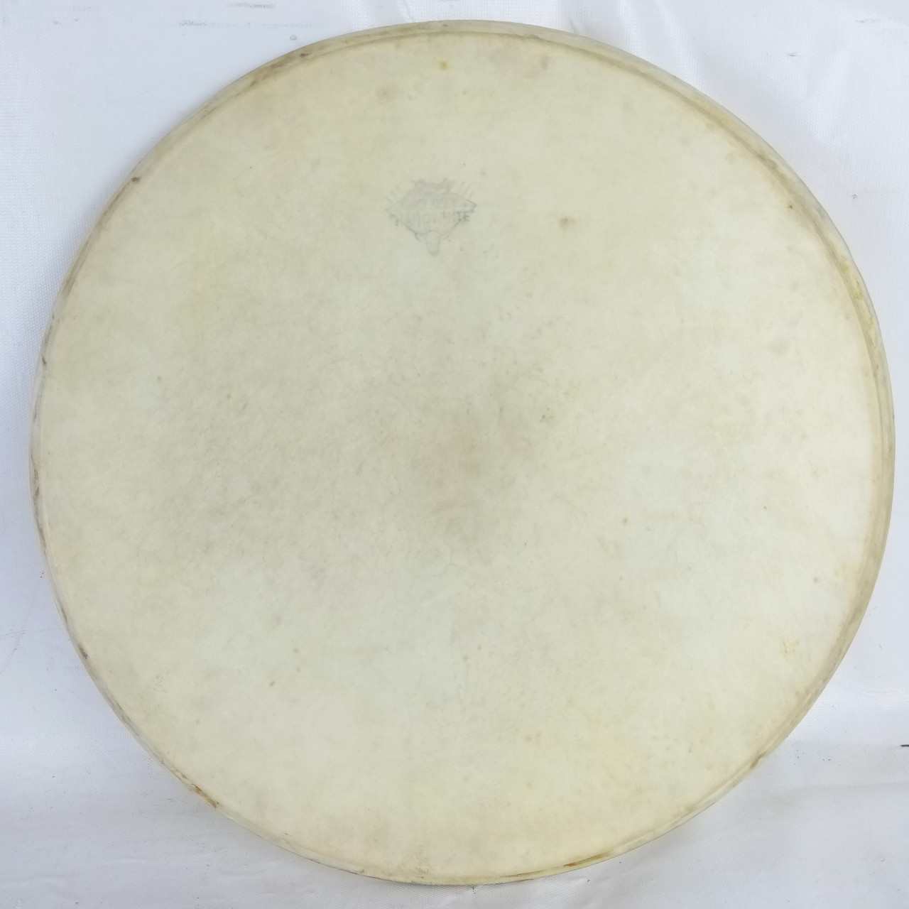 Leedy 14" Batter Calf Skin Snare/Tom Drum Hardwhite Diamond/Cow Head Vintage USA — main photograph