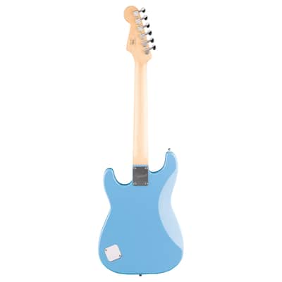 Fender Squier Mini Stratocaster Electric Guitar, California Blue, Maple image 4