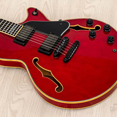 1989 Ibanez George Benson Signature GB30 Trans Red, Near-Mint w/ Case & Tag image 10