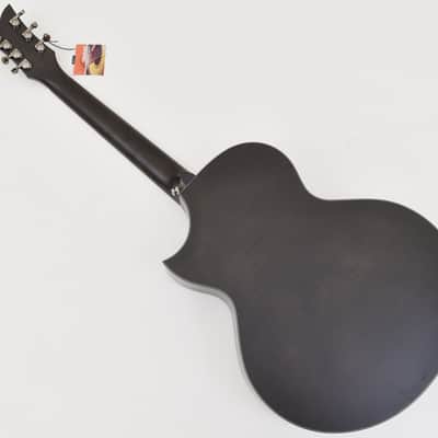 Schecter Orleans Stage-7 String Acoustic Guitar in See Thru Black Satin image 5