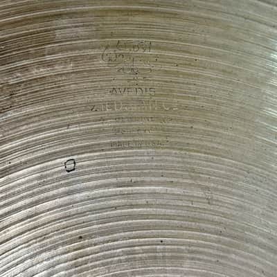 ZILDJIAN 14" A HI HATS 60'S ERA STAMP "BAND" | 1248g/1388g - USED image 4