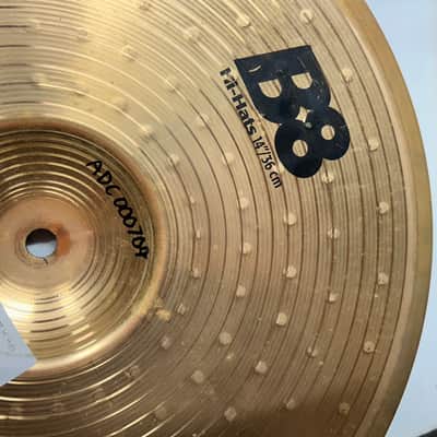 Sabian 14" B8 Hi-Hat Cymbals (Pair) 1990 - 2010 - Natural image 8