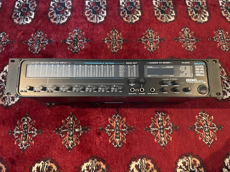 MOTU 896mk3 Hybrid Firewire / USB Interface 2012 - Present - Black image 1