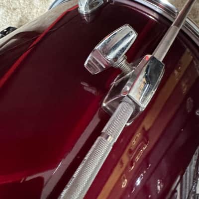 Pearl Forum Series Floor Tom Red Burgundy 16" W/ legs image 8