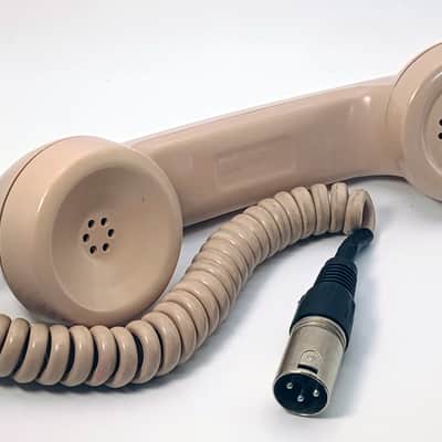 Custom Lo-Fi Telephone Microphone - Northern Telecom G1 1960's Handset - Black/Pink w/ Model 500 Tremolo Effect Base image 2