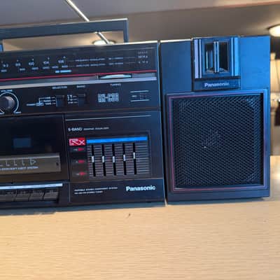 1987 Panasonic RX-C36 Boombox Stereo Cassette.  Tested & all functions work well image 6