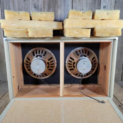 Fender Bassman 6G6-B Head & Cabinet 1962 2x12 Cabinet, Very Good - Blonde image 23