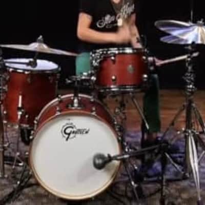 Gretsch Catalina Club 3 Piece Shell Pack (24/13/16) Gloss Crimson Burst image 2