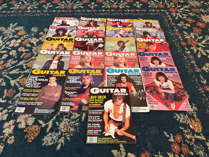 21 Guitar World Magazine 1981-1986 image 1