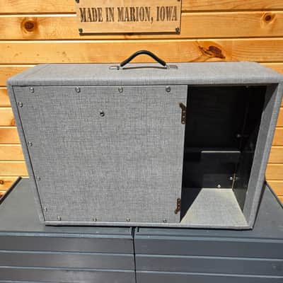 Sound Salvage Silvertone-inspired 1483 1x15 Cubby-Cabinet 2025 - Gray Tolex image 3