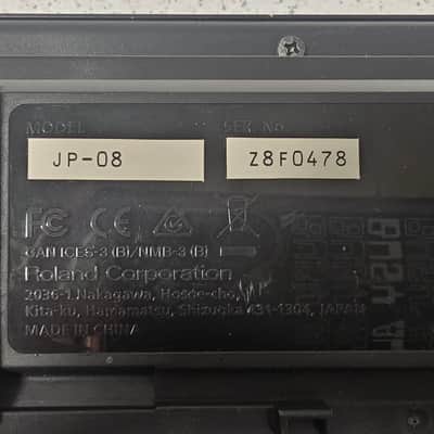 Roland JP-08 Boutique Series Digital Synthesizer Module 2015 - Present - Black image 4