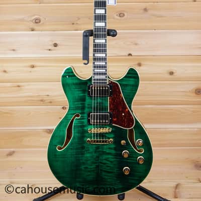 Ibanez AS93FM-TMG Artcore Expressionist - Transparent Moss Green image 11