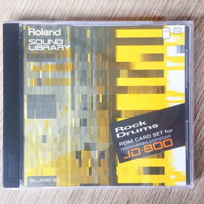 Roland JD-800 ROM card set Rock Drums 90's
