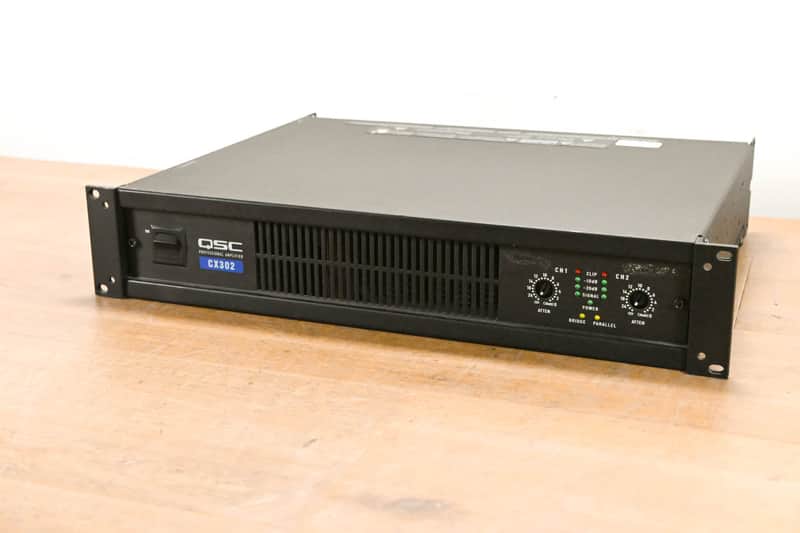 QSC CX302 2-Channel Power Amplifier CG0127F image 1
