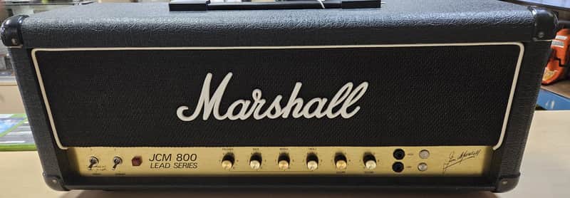 Marshall JCM 800 Lead Series Model 2204 50-Watt Master Volume Mk2 Head 1980's - Black