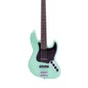 Fender 0143510349 Deluxe Active Jazz Bass Guitar, Surf Pearl