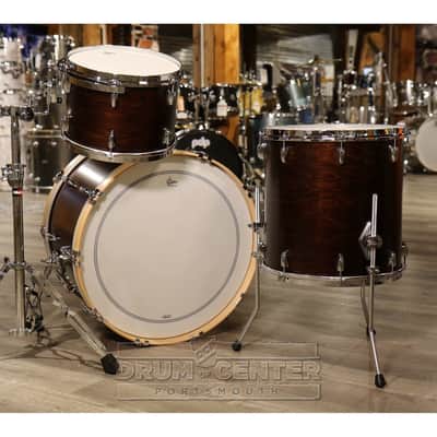Gretsch Brooklyn 3pc Rock Drum Set Satin Antique Maple image 2