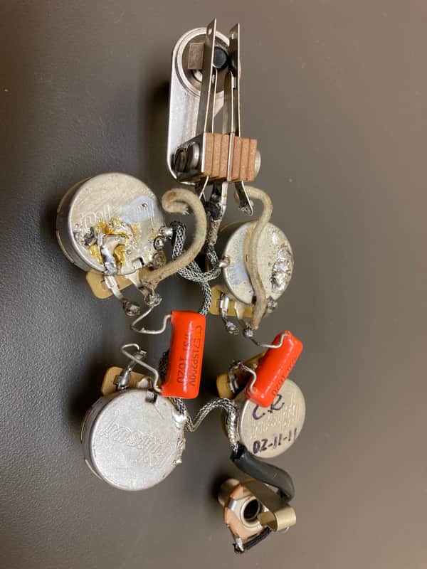Gibson Wiring Harness with CTS Pots, Capacitors, Jack, 3 Way Switch 2020 image 1