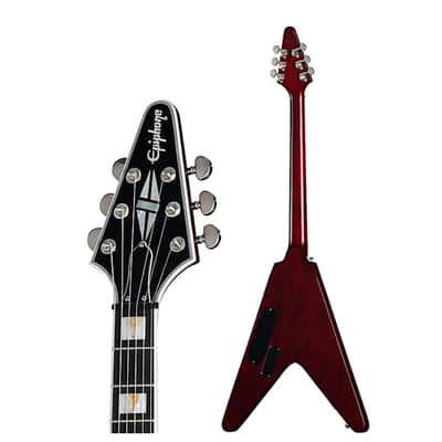Epiphone  Flying V Prophecy Electric Guitar  New New - Aged Bengal Tiger Burst image 5