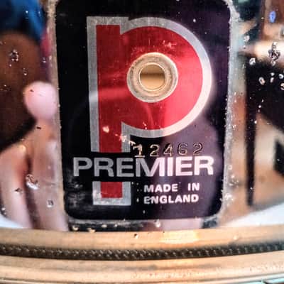 PREMIER VINTAGE  '70s ALUMINUM SNARE DRUM - CHROME - FREE SHIP TO C-USA! image 2
