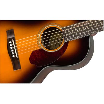 Fender CP-140SE Parlor Acoustic-Electric Guitar Rosewood Fingerboard Sunburst image 4